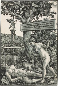 Pyramus e Thisbe, c. 1510 de Hans Wechtlin