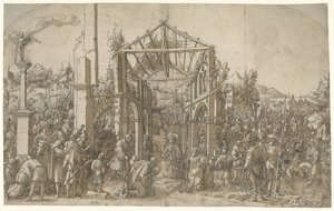 A adoração dos reis de Hans Weiditz (II) (attributed to)