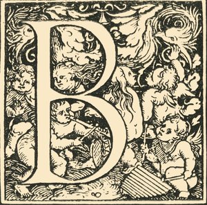B - Um alfabeto de Hans Weiditz, c1520-1521, 1908. de Hans Weiditz