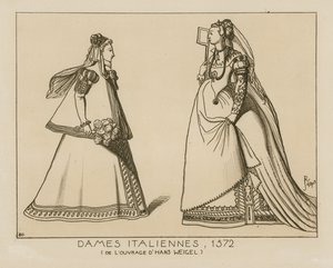 Mulheres italianas, 1572 de Hans Weigel