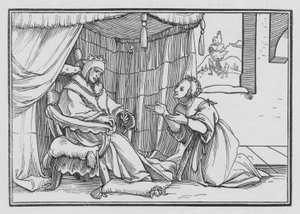 Abishag Cherisheth Davi, 1 Reis I, 3 de Hans after Holbein the Younger