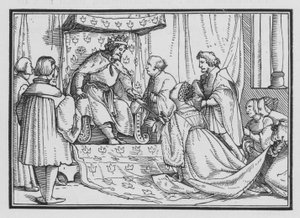 Ester é a rainha coroada, Ester II, 17 de Hans after Holbein the Younger