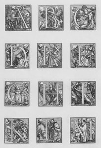 Alfabeto Holbeins de Hans after Holbein the Younger