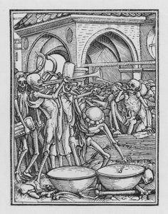 Dança da Morte de Holbein: Um Cemitério