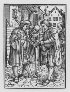 Dança da Morte de Holbein: O Advogado de Hans after Holbein the Younger