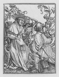 A dança da morte de Holbein: o cardeal de Hans after Holbein the Younger