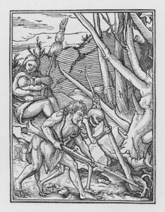A Dança da Morte de Holbein: As Consequências da Queda de Hans after Holbein the Younger