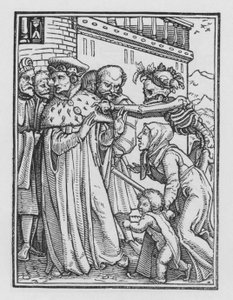 Dança da Morte de Holbein: O Duque de Hans after Holbein the Younger