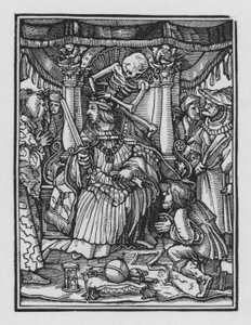 Dança da Morte de Holbein: O Imperador
