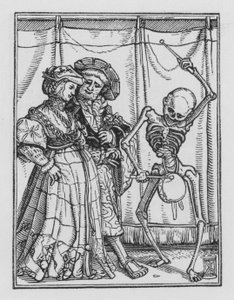 A Dança da Morte de Holbein: A Dama Nova Casada de Hans after Holbein the Younger