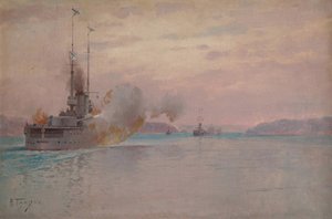 O bombardeio naval russo do Bósforo, 1915-1916 de Hansen