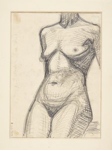 Torso do modelo feminino de Harald Giersing