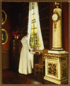 H. Slott-Möller, Café da manhã - Pintura, 1914