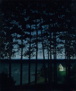 Casa dos Pescadores, 1906. de Harald Sohlberg