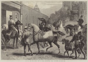 Chegadas para o Horse Show no Agricultural Hall, Islington de Harden Sidney Melville