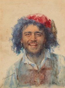 Autorretrato como Barão Cigano. de Harlamov