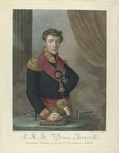Retrato do Príncipe Frederick dos Países Baixos (1797-1881) de Harmanus Langerveld