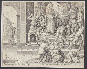 Athaliah destruindo a progênie real de Harmen Jansz. Muller