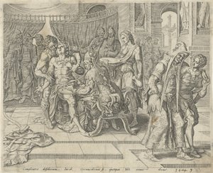 Circuncisão de Siquém História de Diná e Siquém (título da série) de Harmen Jansz Muller