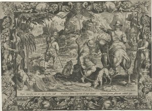 Caça ao Capricórnio Cenas de caça (título da série) de Harmen Jansz Muller