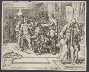 A circuncisão de Siquém de Harmen Jansz. Muller