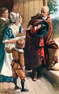 O visitante de Christiana de Harold Copping