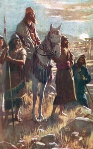 Pesquisa da meia-noite de Neemias de Harold Copping
