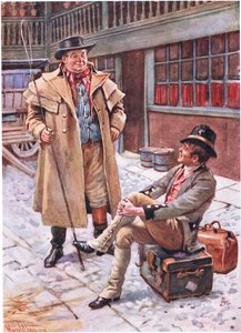 Sam Weller e seu pai, ilustrações para 