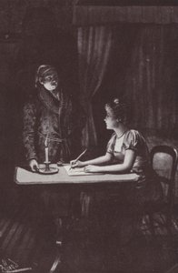 Ilustração para a Vanity Fair de William Makepeace Thackeray (litho) de Harold Hume Piffard
