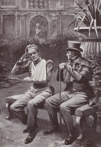 Ilustração para a Vanity Fair de William Makepeace Thackeray (litho) de Harold Hume Piffard