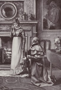 Ilustração para a Vanity Fair de William Makepeace Thackeray (litho) de Harold Hume Piffard
