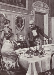 Ilustração para a Vanity Fair de William Makepeace Thackeray (litho) de Harold Hume Piffard