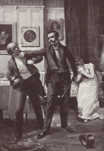 Ilustração para a Vanity Fair de William Makepeace Thackeray (litho) de Harold Hume Piffard