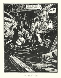 A única saída (litografia) de Harold Outram Batho