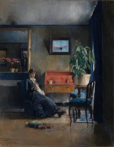 Interior azul. 1883