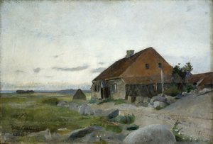 De Kvalbein (óleo sobre tela) de Harriet Backer