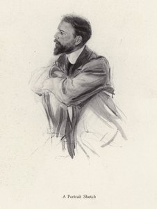 Retrato de um homem de meia-idade (litho) de Harrison Fisher