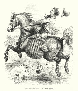 O antigo carregador e o padeiro (gravura) de Harrison William Weir