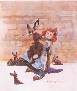 Uma braçada (lito colorido) de Harry Rountree