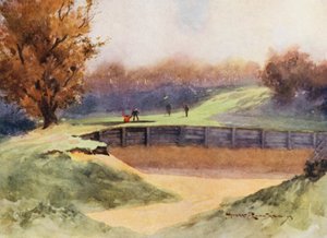 Campos de golfe: Northwood, "Morte ou Glória" , o oitavo buraco (litografia a cores)