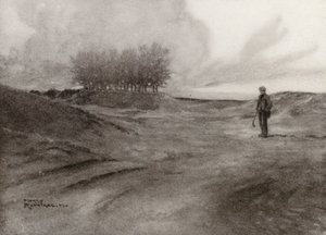 Campos de golfe: Wimbledon, no campo comum (litografia)