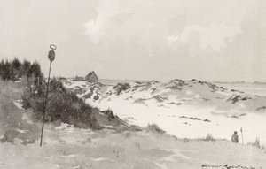 Campos de golfe: Hunstanton, sob a neve (litografia)