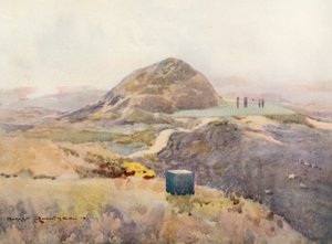 Campos de golfe: Troon, o novo buraco curto (litografia a cores)