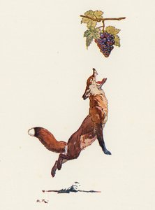 A Raposa e as Uvas (cor litho)