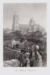 A Ponte de Salamanca (gravura) de Harry (after) Fenn