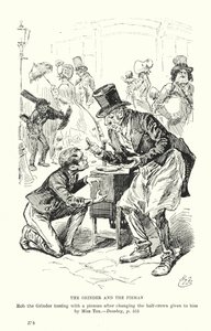 Ilustração para Dombey e Filho de Charles Dickens (litografia)