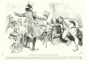 Ilustração para Oliver Twist de Charles Dickens (litografia)