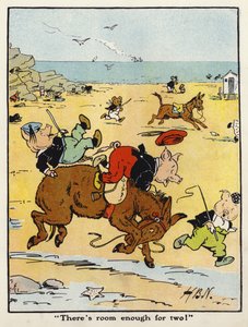 "Há espaço suficiente para dois!" (cor litho) de Harry B Neilson