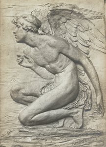 A História da Psique: Cupido (bronze prateado) (veja 198359 e 201279) de Harry Bates