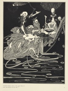 Avancem um pouco e digam-nos quem são todos vós! Da história Rei Peste. de Harry Clarke